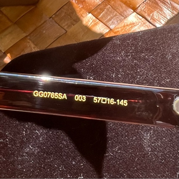 GUCCI Tortoise Shell Square Sunglasses / GG0765S - Picture 8 of 15